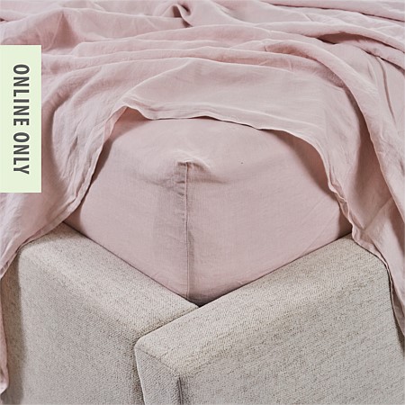 Ecoanthology 100% French Flax Linen Fitted Sheet 