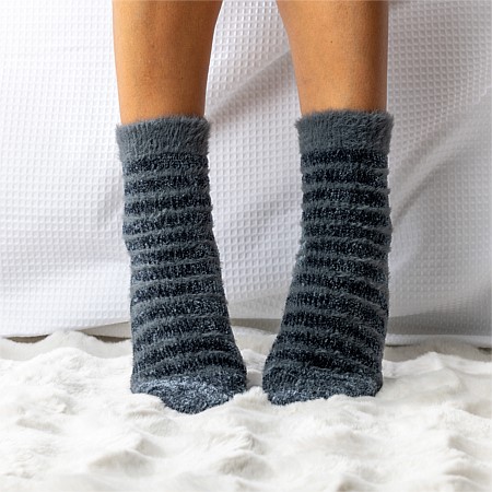 bb&b Classic Chenille Stripe Bed Sock