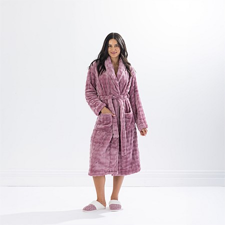 Solace Cody Texture 3/4 Length Bathrobe
