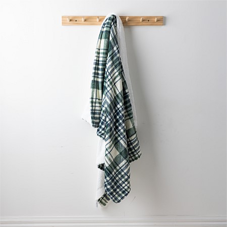 Home Co. Avril Sherpa Throw Dark Green 