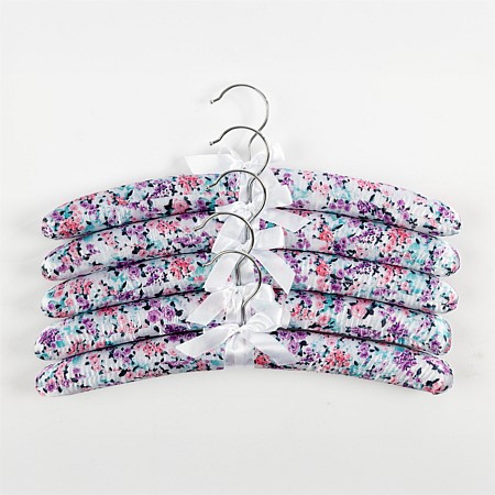 Home Essential Ria Padded Hangers 5 Pack 
