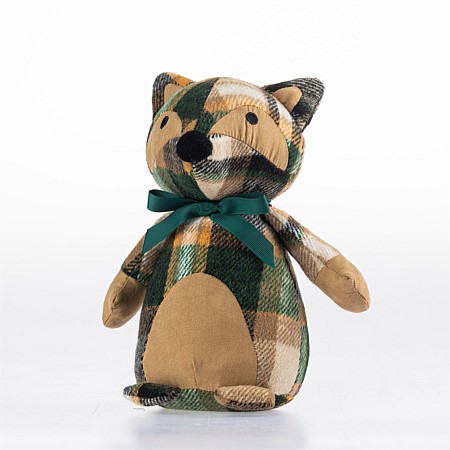 Home Co. Gabby Check Cat Door Stop