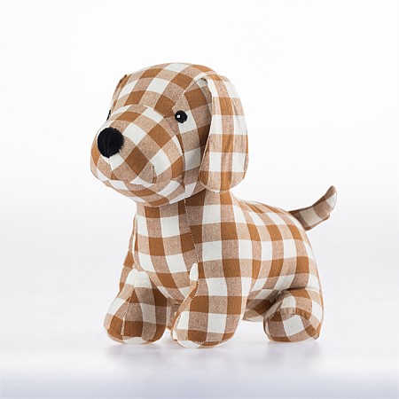 Home Co. Gabby Check Pooch Door Stop 