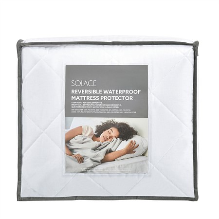 Solace Reversible Waterproof Mattress Protector