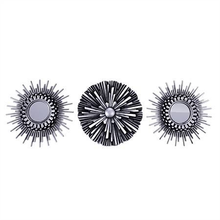 Home Co. Nador 3 Piece Mirror & Wall Plaque Set