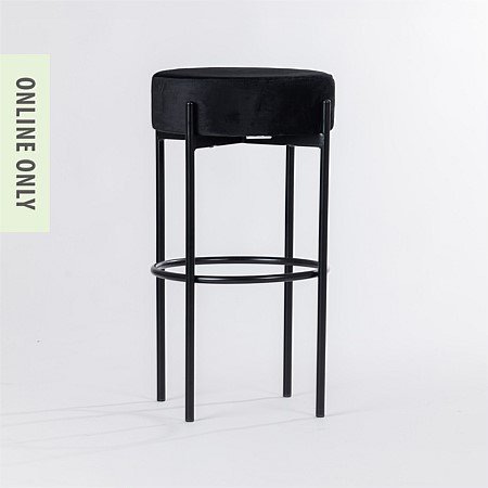 Design Republique Aria Velvet Counter Stool