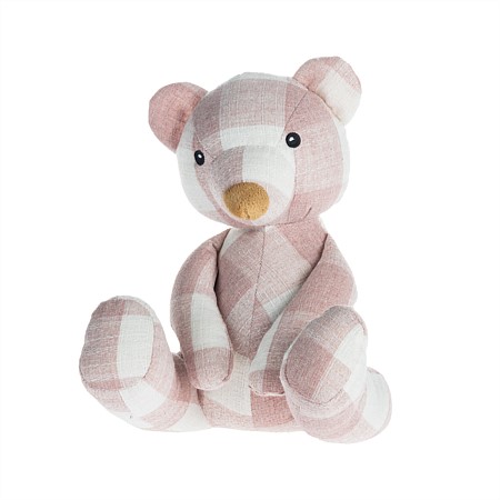 Home Co. Charli Bear Door Stop Pink 