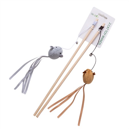 bb&b Pets Cat Toy Wand S/2