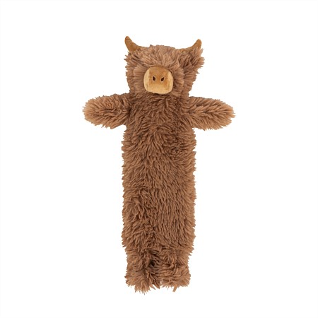 Hush Kids Highland Cow Midi Hot Water Bottle with Cover