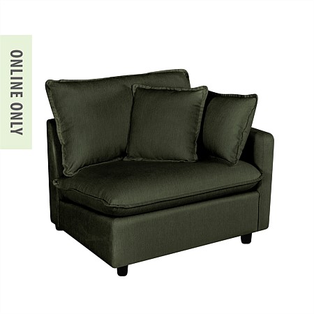 Design Republique Oakley Modular Right Hand Chair Moss