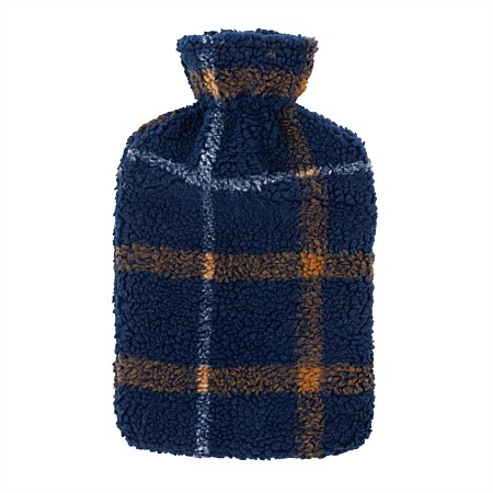 Hush Grid Hot Water Bottle Cover 1.7L