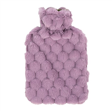 Hush Honeycomb Faux Fur Hot Water Bottle Cover 1.7L