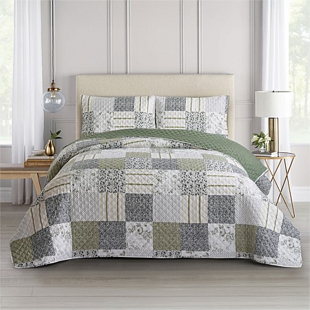 Solace Sonia Patchwork Coverlet Set