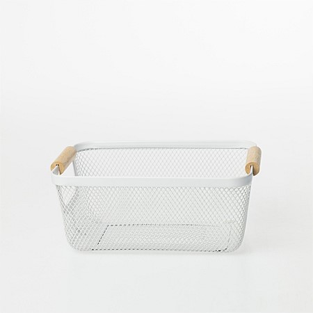 Home Co. Cassius Bathroom Storage Basket White