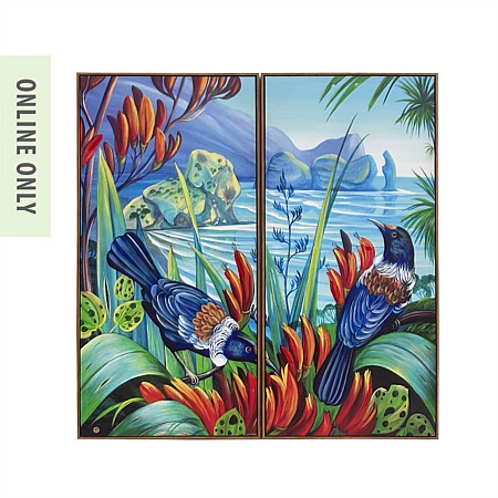 Design Plus Kiwiana Piha North Wall Art Set of 2