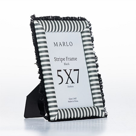 Marlo Stripe Frame Black