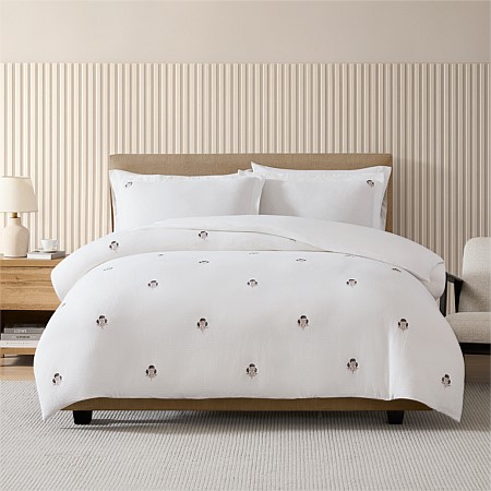 Gracious Living Holly Cotton Muslin Duvet Cover Set