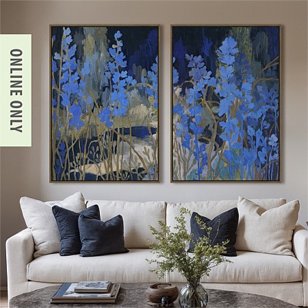 Design Republique 2 Piece Wall Art Neon Flowers