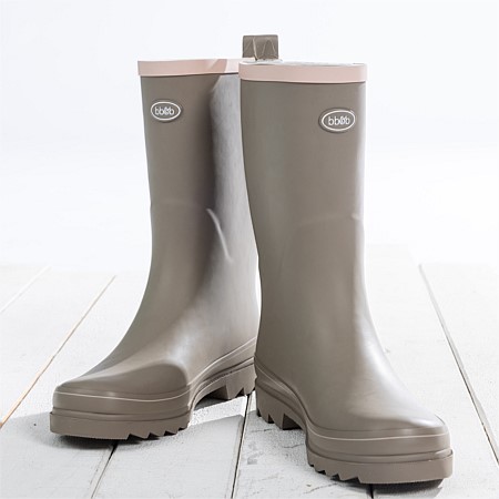 Outsidings Mid-Calf Rose Taupe  Gumboot 