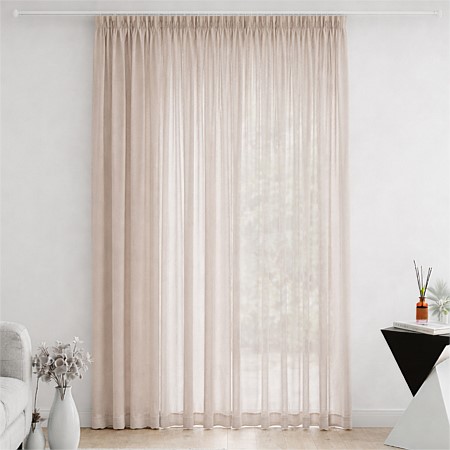 Home Essentials Celine Sheer Curtain Stone 