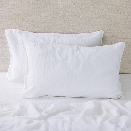 Ecoanthology 100% French Flax Linen Pillowcase Pair