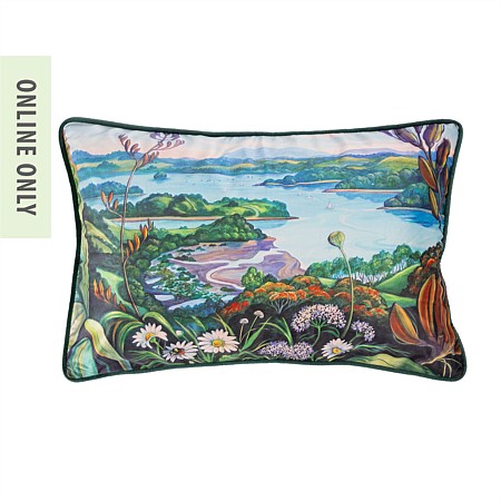 Design Plus Kiwiana Velvet Breakfast Cushion Mahurangi