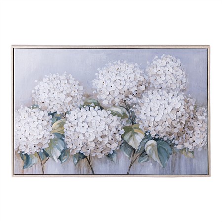 Gracious Living Hydrangea Puffs Wall Art