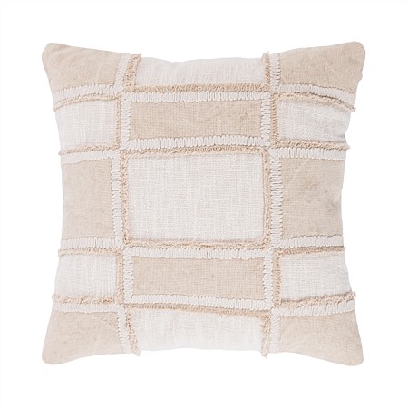 Design Republique Camila Patterened Cushion Natural