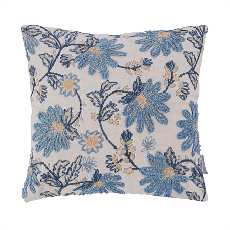 Design Republique Camila Emroidered Floral Cushion