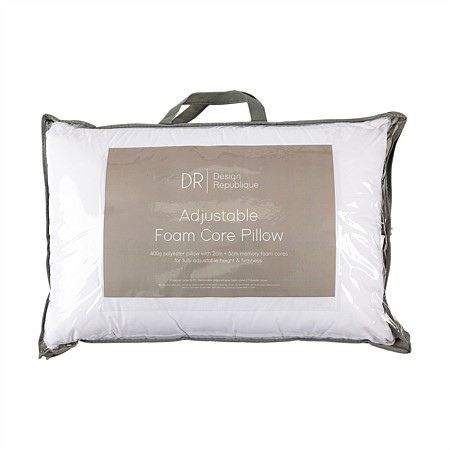 Design Republique Adjustable Foam Core Pillow