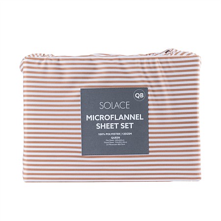 Solace Stripe Microflannel Sheet Set 
