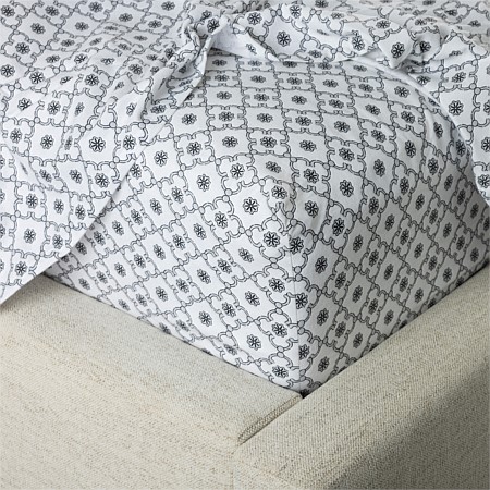 Hush Tile Fitted Flannelette Sheet 