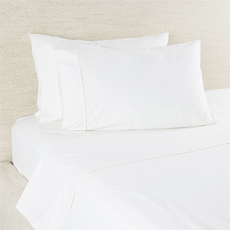 Hush Plain White Flat Flannelette Sheet 