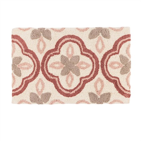 Design Republique Abbey Floral Tile Bathmat