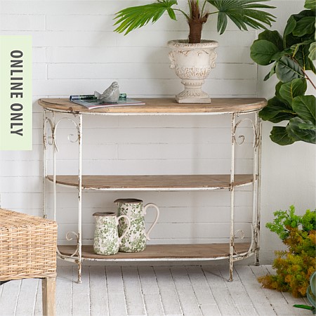 Gracious Living Lily Ornate Console Table