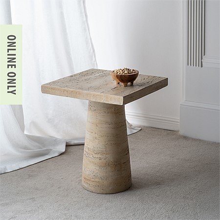 Design Republique Cement Look Side Table Square