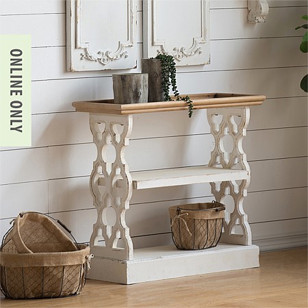 Gracious Living Lily 2 Tier Console Table