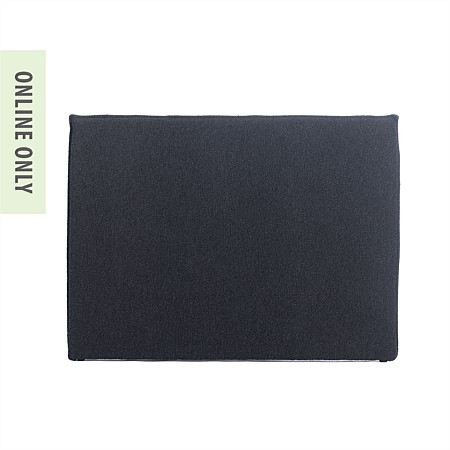 Design Republique Andie Boucle Headboard Black Queen 
