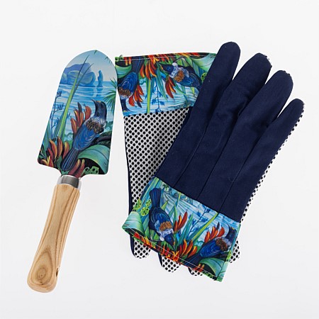 Design Plus Kiwiana Piha North Glove & Trowel Set 