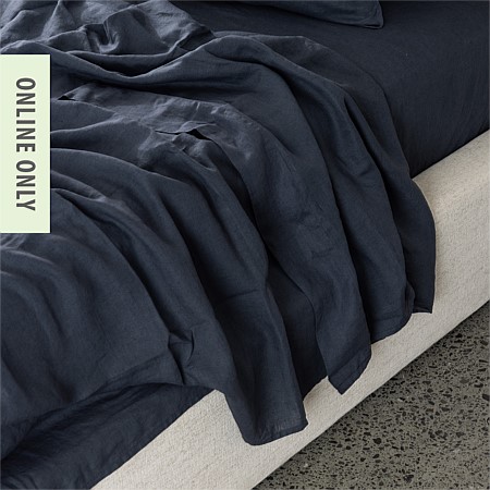 Ecoanthology 100% French Flax Linen Flat Sheet 
