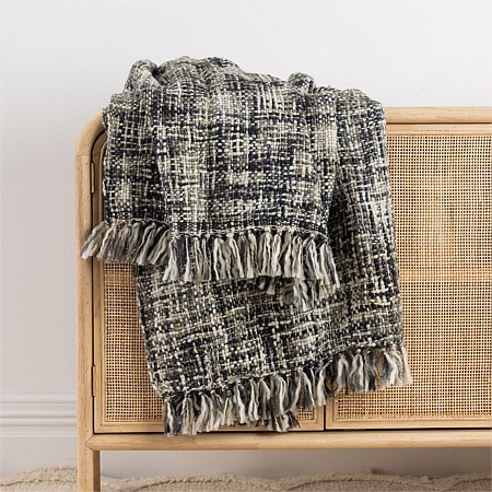 Home Co. Liv Throw Black Grey
