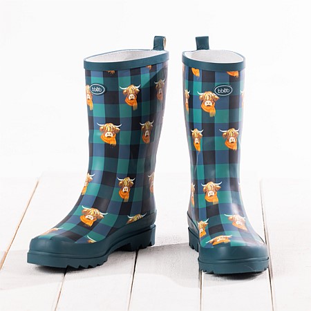 Outsidings Highland Cow Mid-Calf Gumboot 