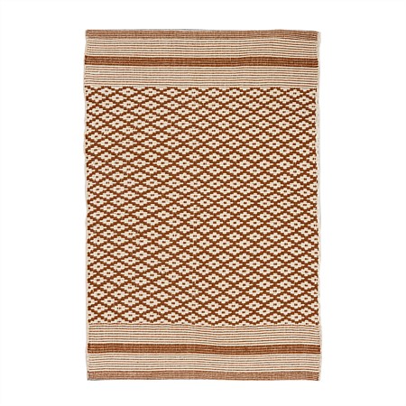 Fieldcrest  Remmy Stripe Hem Scatter Rug 60x90cm